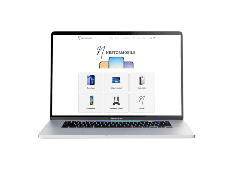 Nestormobile-Laptopansicht